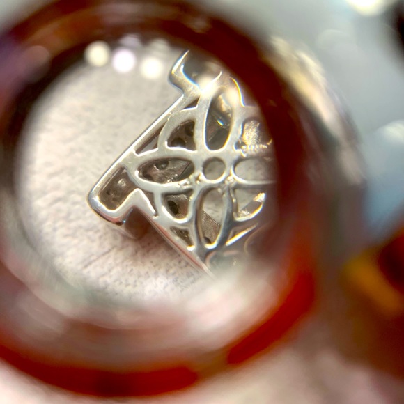 SALE💥 Genuine Diamond Stud Earrings w/ Jackets in 14k white gold - Stunning - Picture 6 of 8